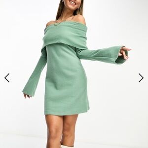 ASOS Sage Green mini dress